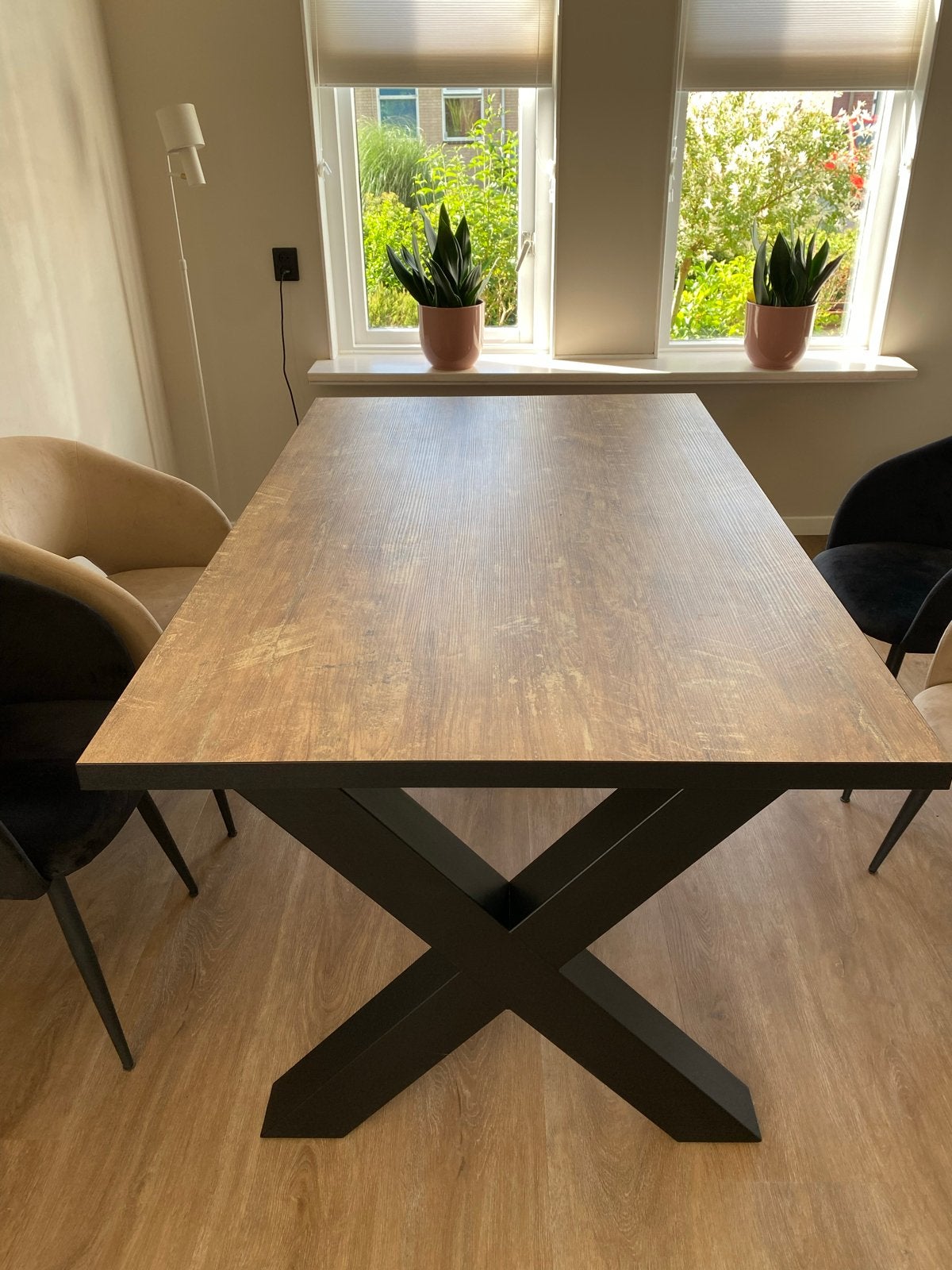 Eettafel Pronto Kapenga 160x100, Huis en Inrichting, Tafels | Eettafels, Ophalen, Gebruikt, 50 tot 100 cm, 150 tot 200 cm