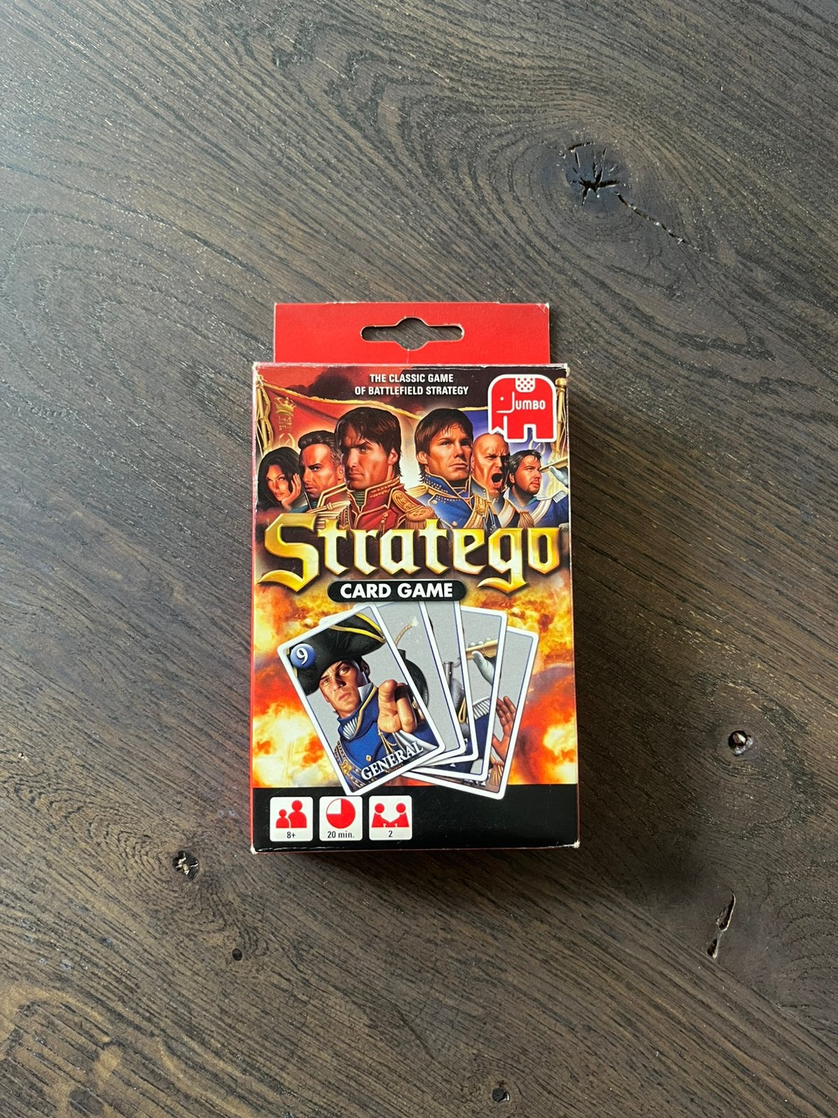 Stratego - kaartspel, Een of twee spelers, Ophalen of Verzenden, Gebruikt