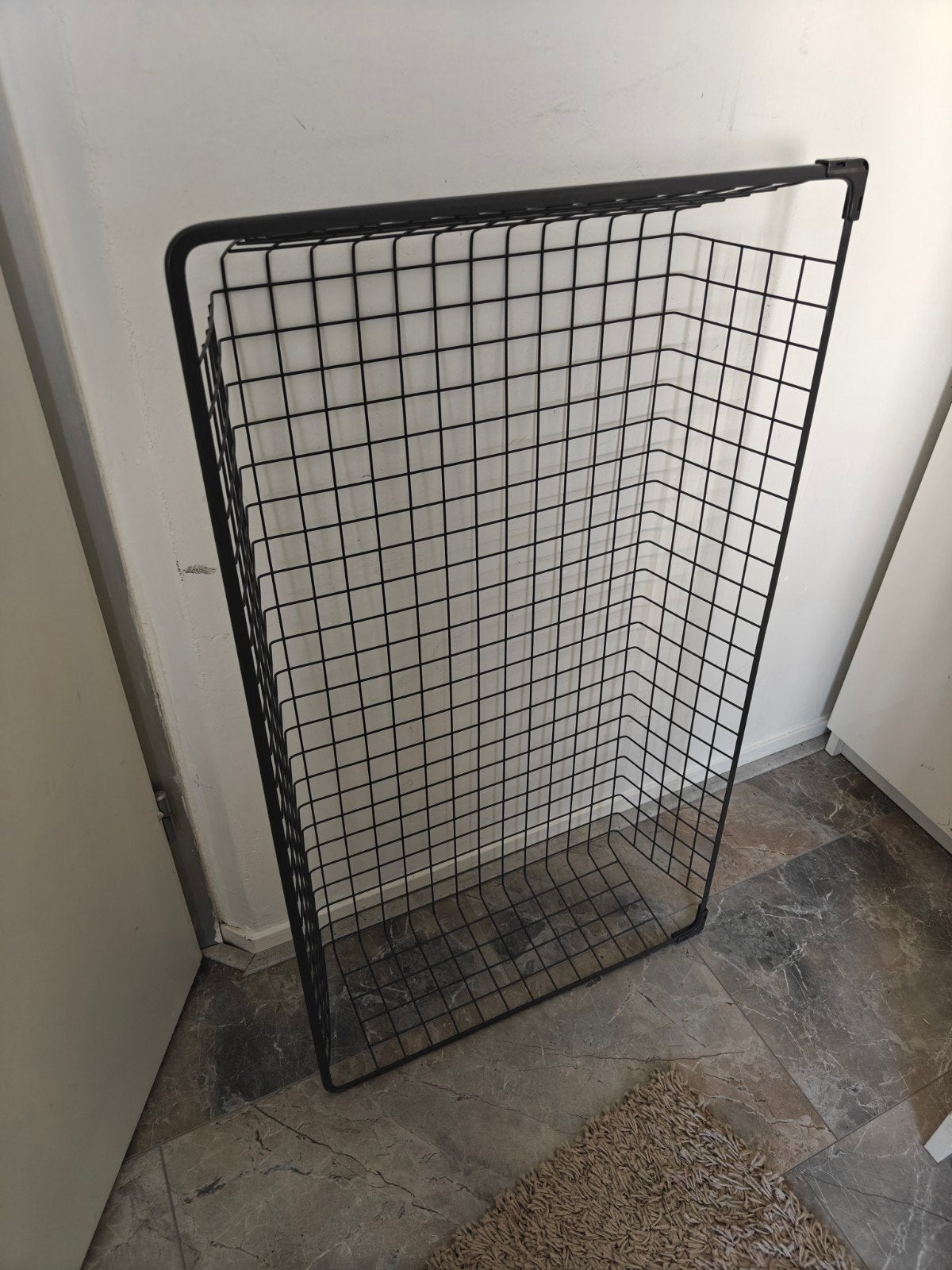 Ikea grijze  draadmand - opberger voor de paxkast (60x100), Ophalen, Gebruikt