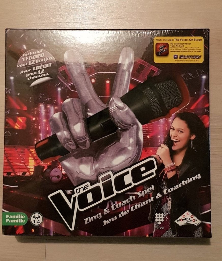 The Voice of Holland –zing- & coach spel + microfoon (NIEUW), Ophalen of Verzenden, Nieuw, Identity Games International B.V.