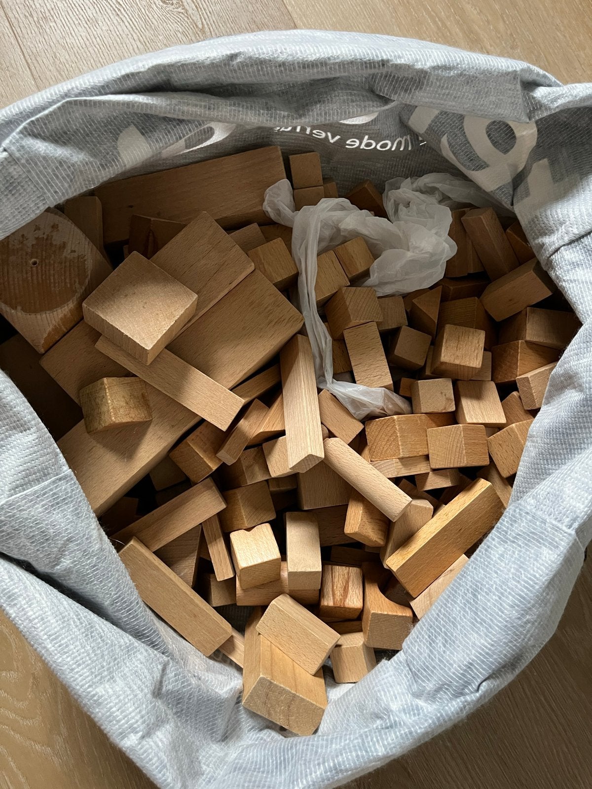 Oude Houten Speelgoed Blokken - Diverse Vormen, Ophalen, Gebruikt, Overige typen