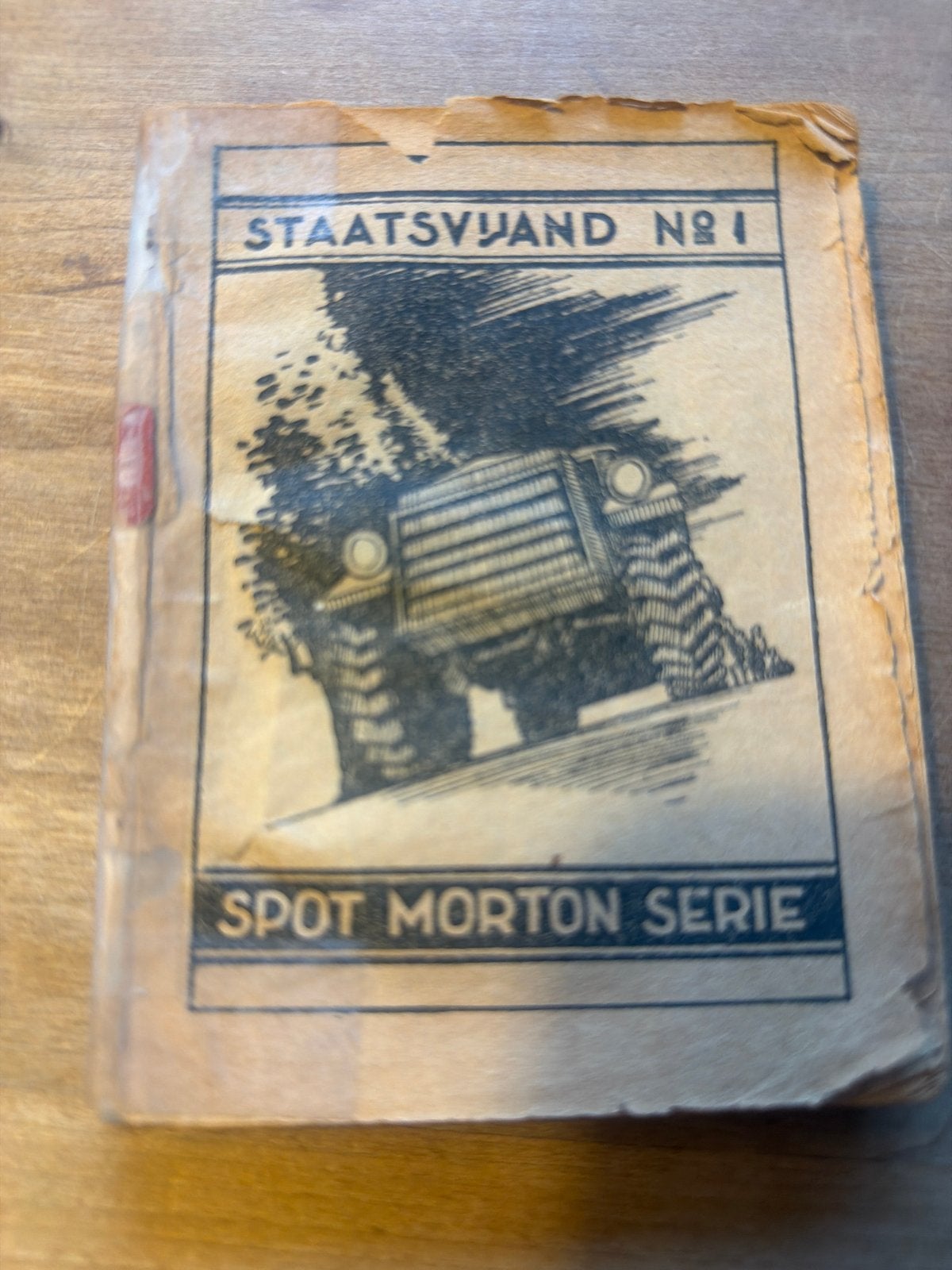Spot Morton Serie: Staatsvijand No. 1 - Zeldzaam Stripboek, Eén stripboek, Ophalen of Verzenden, Gelezen