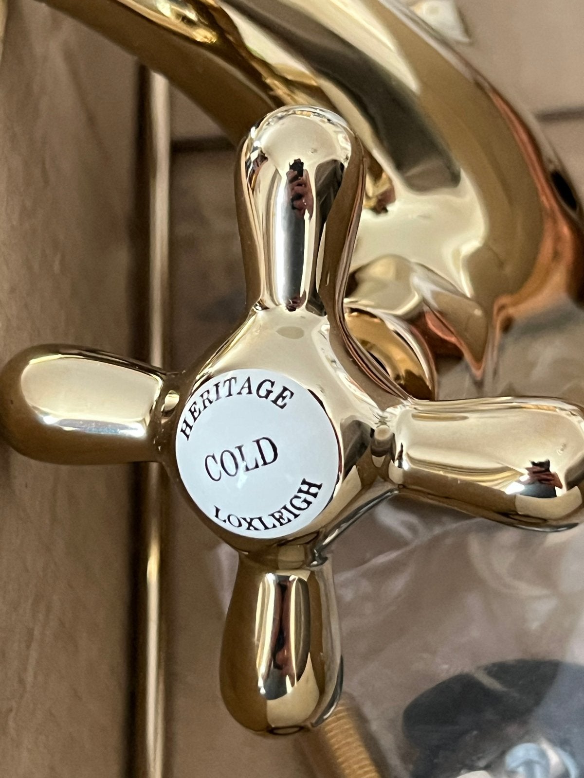 Nieuwe Heritage Loxleigh gouden kraan voor badkamer/keuken, Ophalen, Nieuw, Koper, Kraan