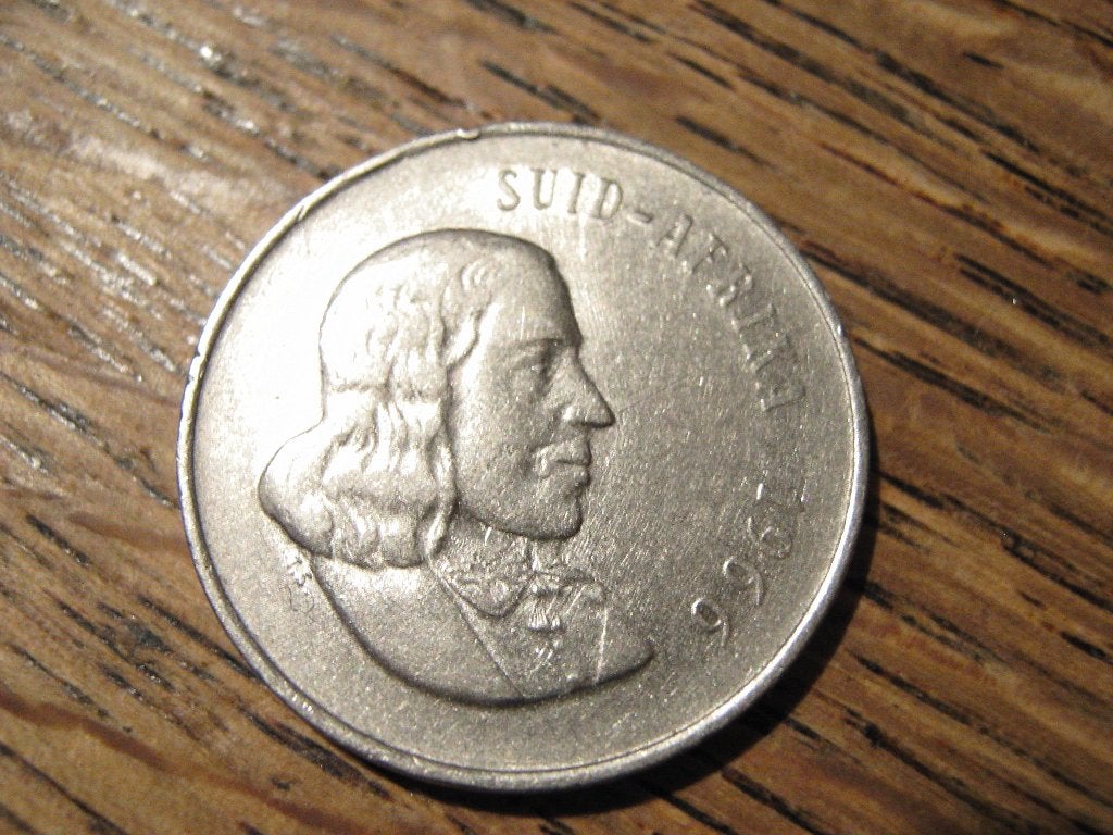 Suid Afrika 20 Cents 1965, Jan van Riebeeck #508, Ophalen of Verzenden, Zuid-Afrika, Losse munt