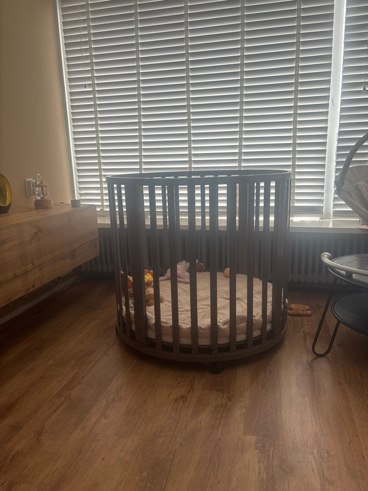 Puck ronde box babydump - Gebruikt, lichte beschadiging, Kinderen en Baby's, Boxen, Ophalen, Gebruikt, Rond