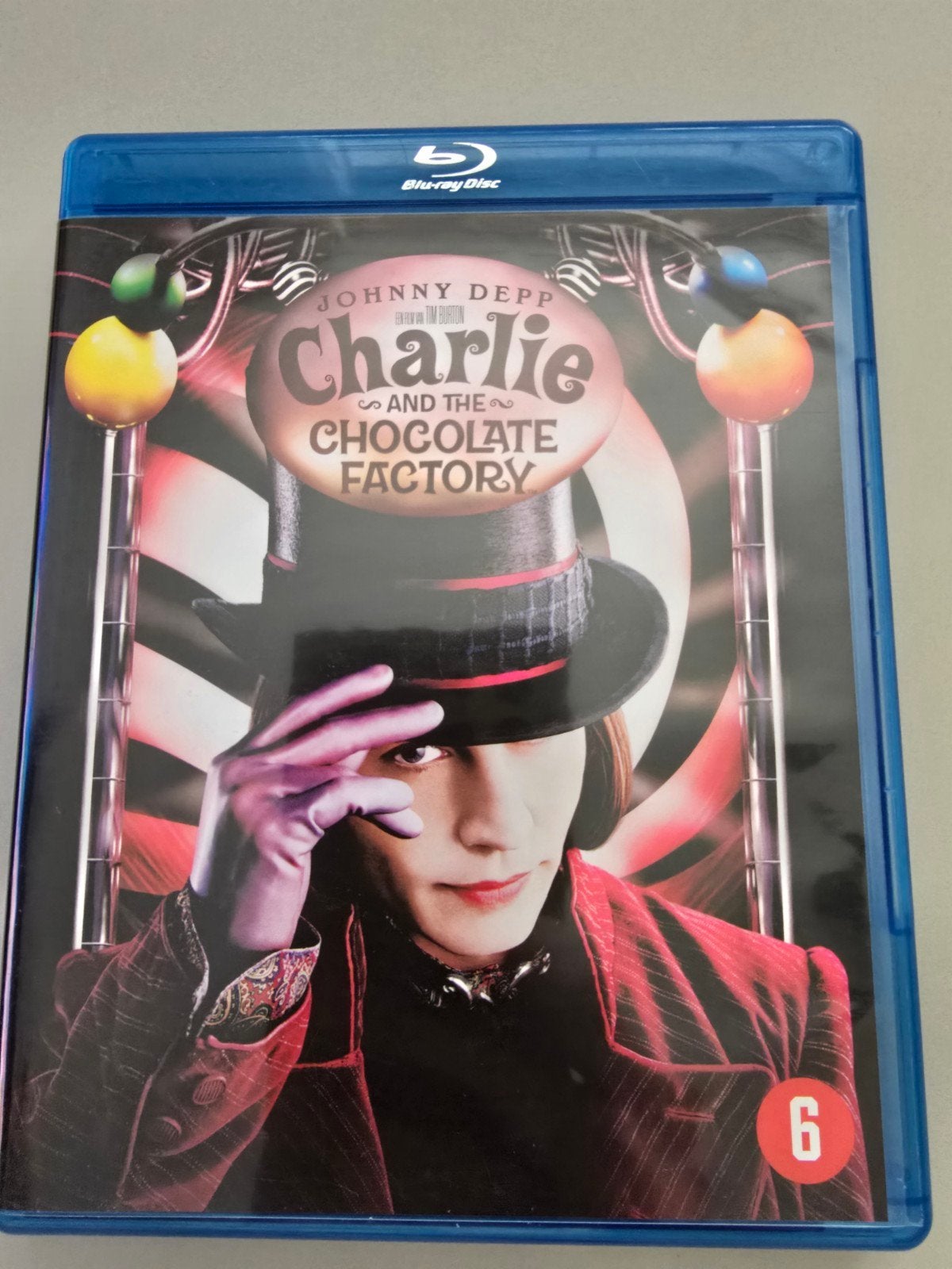 Blu-ray Charlie and The chocolate factory, Cd's en Dvd's, Nederlands, Film, Kinderen en Jeugd, Ophalen of Verzenden