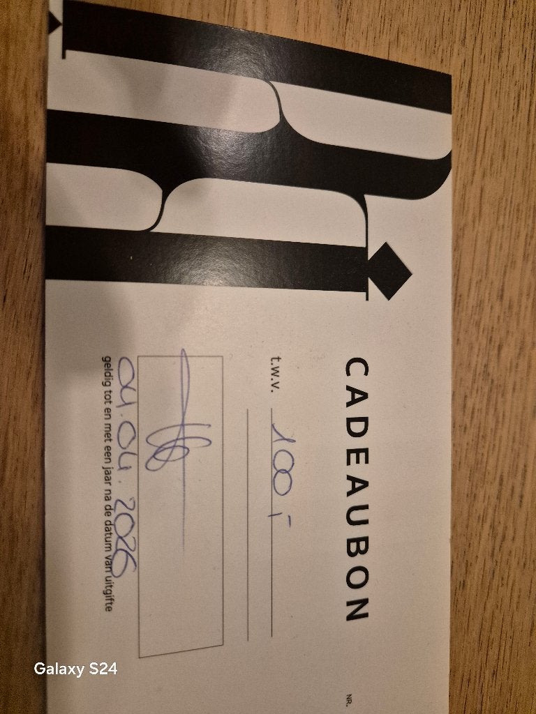 Kadobon 100 euro Tattoo The Ark, Eén persoon, Cadeaubon, Overige typen