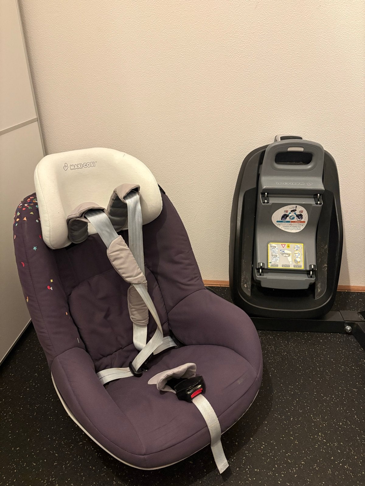 Maxi-Cosi autostoel met Isofix base, Kinderen en Baby's, Ophalen, Gebruikt, Zijbescherming, Isofix