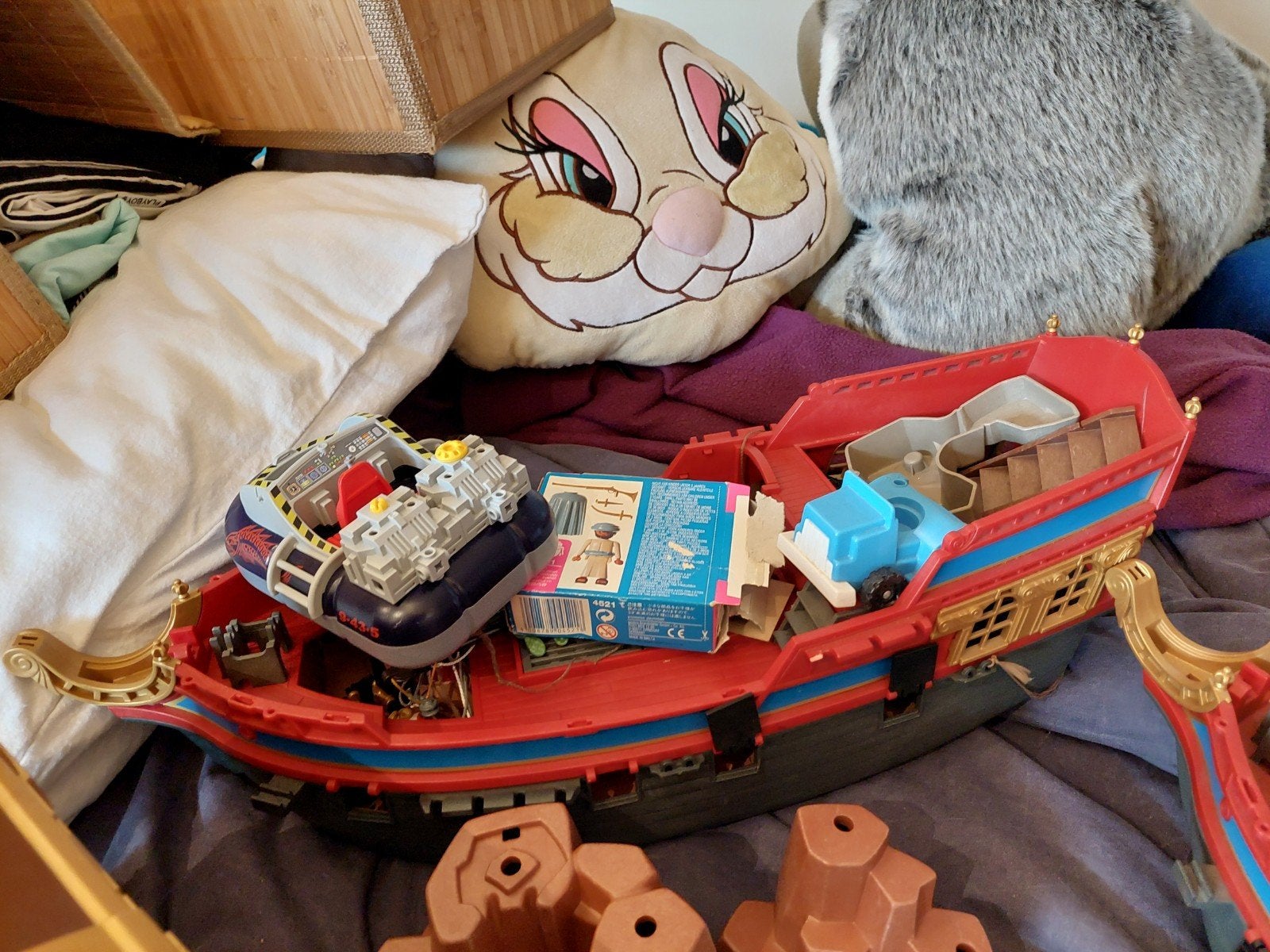 Grote partij Playmobil: Piratenschip, figuren en meer!, Kinderen en Baby's, Speelgoed | Playmobil, Pirates, Gebruikt, Complete set