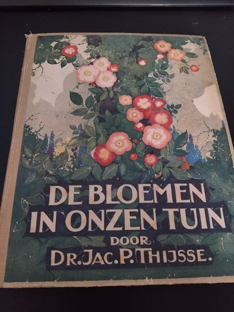 Plaatjesalbum "De bloemen in onze tuin" Dr. Jac.P. Thijsse, Boeken, Ophalen, Gelezen, Dr. Jac.P. Thijsse, Plaatjesalbum