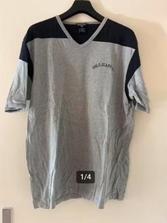 Grijze Polo jeans Co. Ralph Lauren T-Shirt (NIEUW) L, Nieuw, Ophalen of Verzenden, Grijs, Ralph Lauren Polo