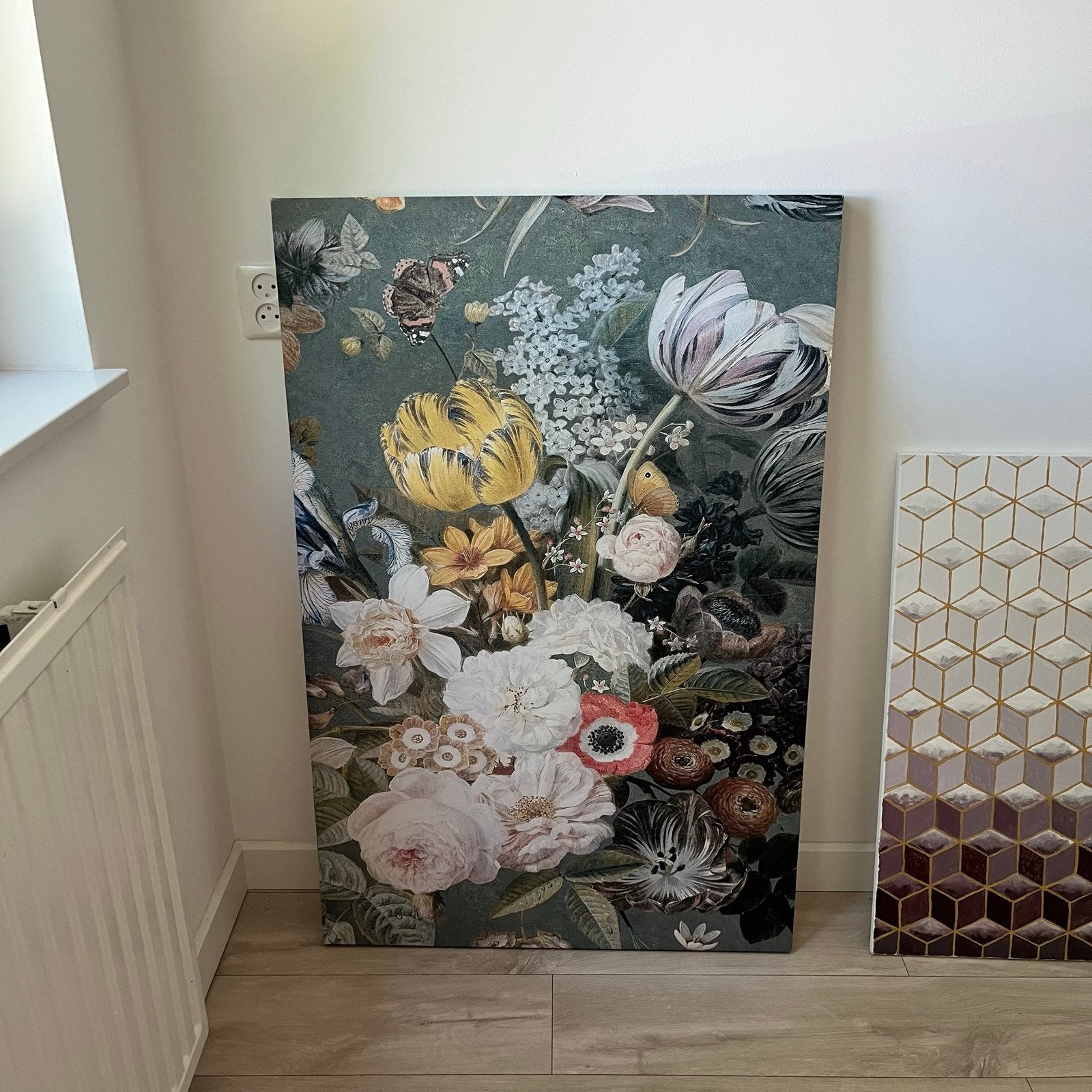 Schilderij, Schilderij, 120 cm, Zo goed als nieuw, Natuurlijk materiaal