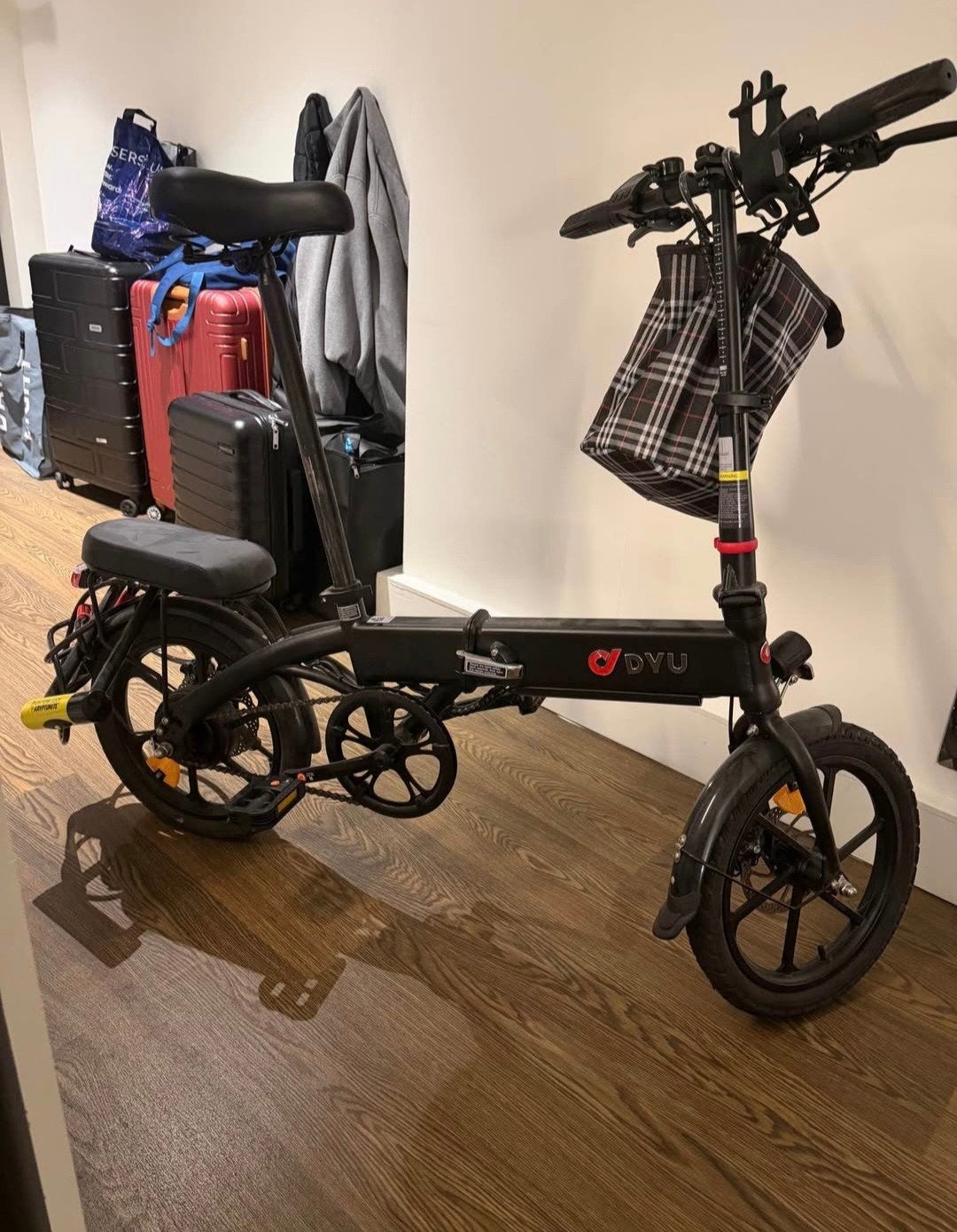 DYU A1F Pro Elektrische Vouwfiets - Zo goed als nieuw, Minder dan 47 cm, Ophalen of Verzenden, Zo goed als nieuw, Overige merken