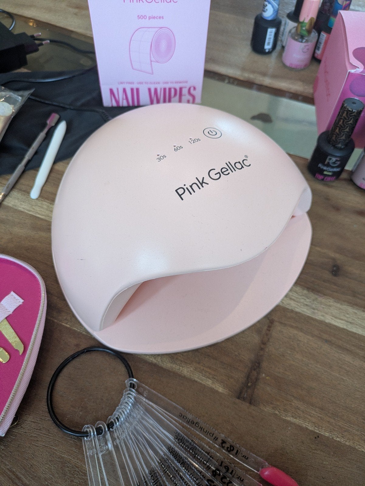 Pink Gellac Starterspakket met veel extra's, Ophalen, Zo goed als nieuw, Verzorging