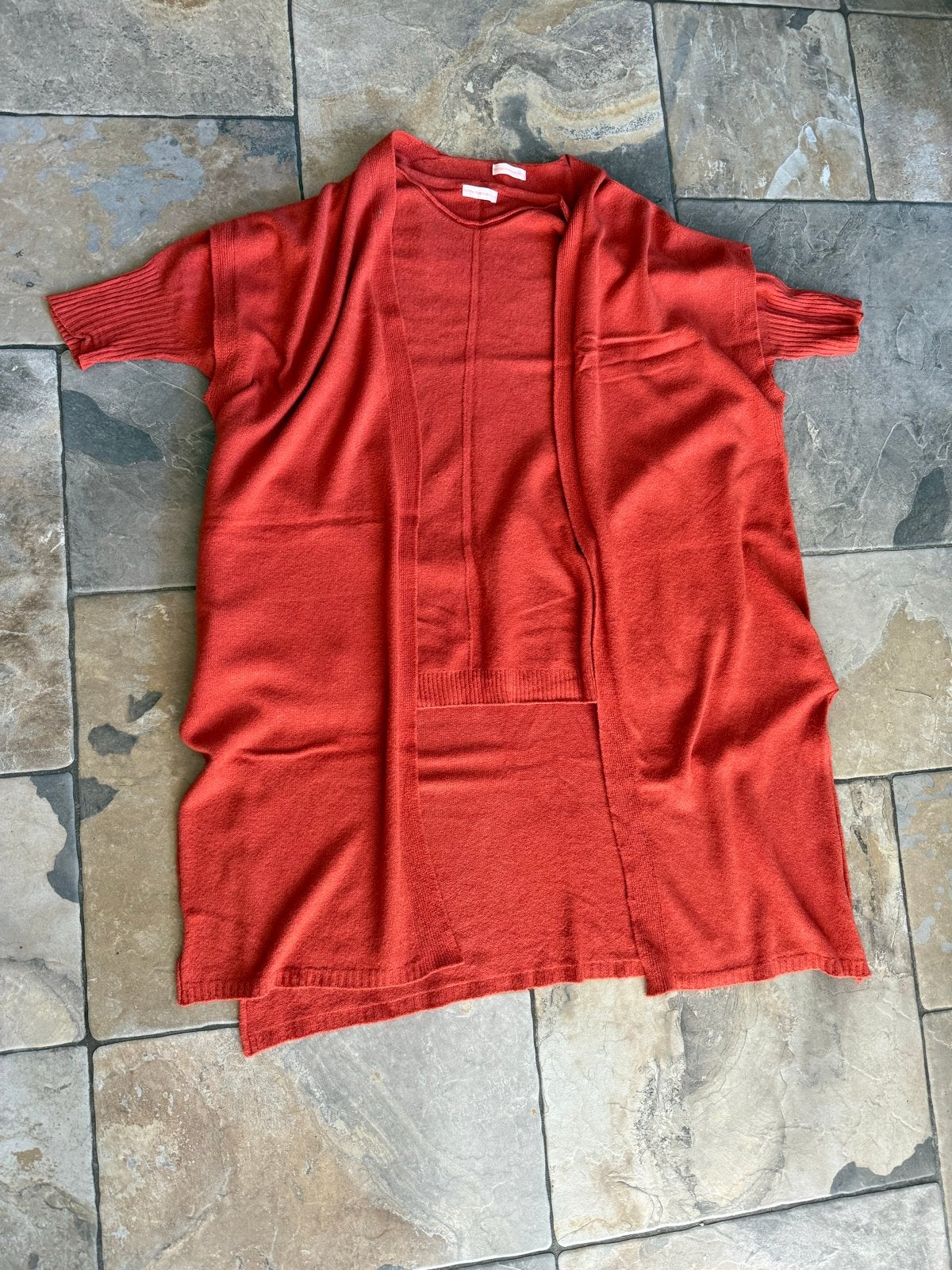 Bonita Avenue Knits Oranje set Maat 46-48, Kleding | Dames, Grote Maten, Ophalen of Verzenden, Zo goed als nieuw, Oranje, Trui of Vest