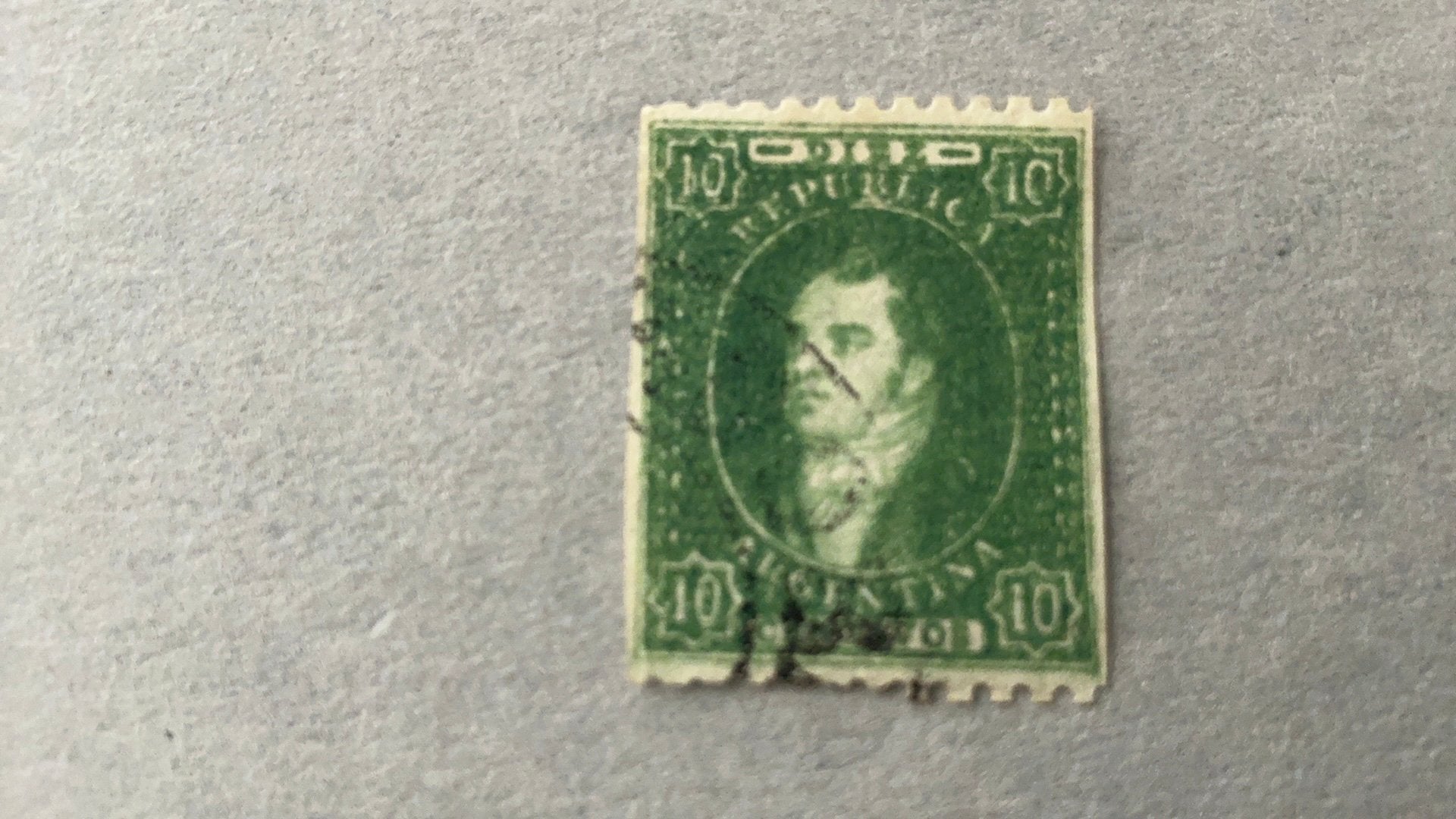 #14 Zegel Argentinie 1867, Ophalen, Zuid-Amerika