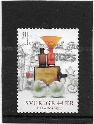 Zweden 2025 Glas Art - Ulla Forsell 44 KR, Verzenden, Zweden, Gestempeld