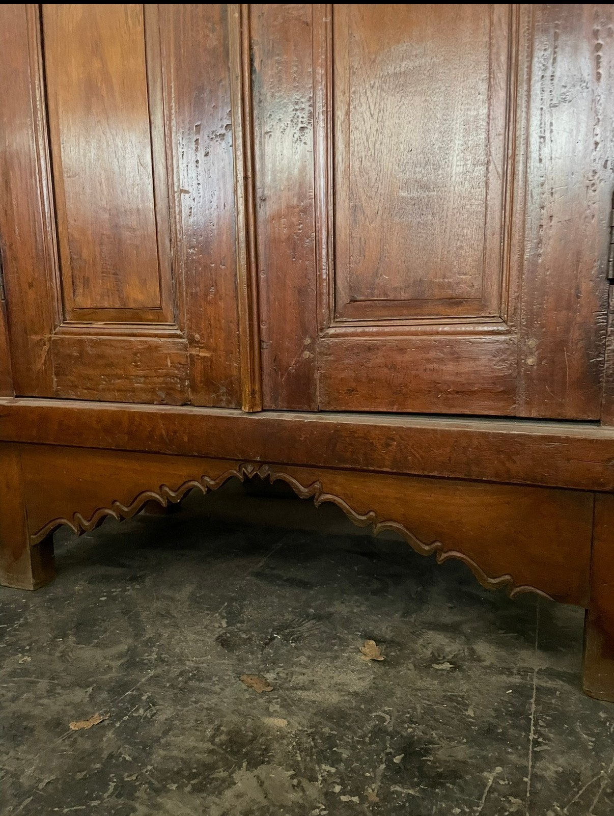 Antieke kast bruin, Ophalen