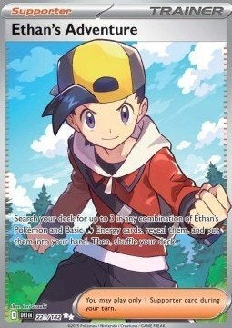 ethan's ADVENTURE 221/182 - DESTINED RIVALS, Ophalen of Verzenden, Nieuw, Losse kaart, Foil