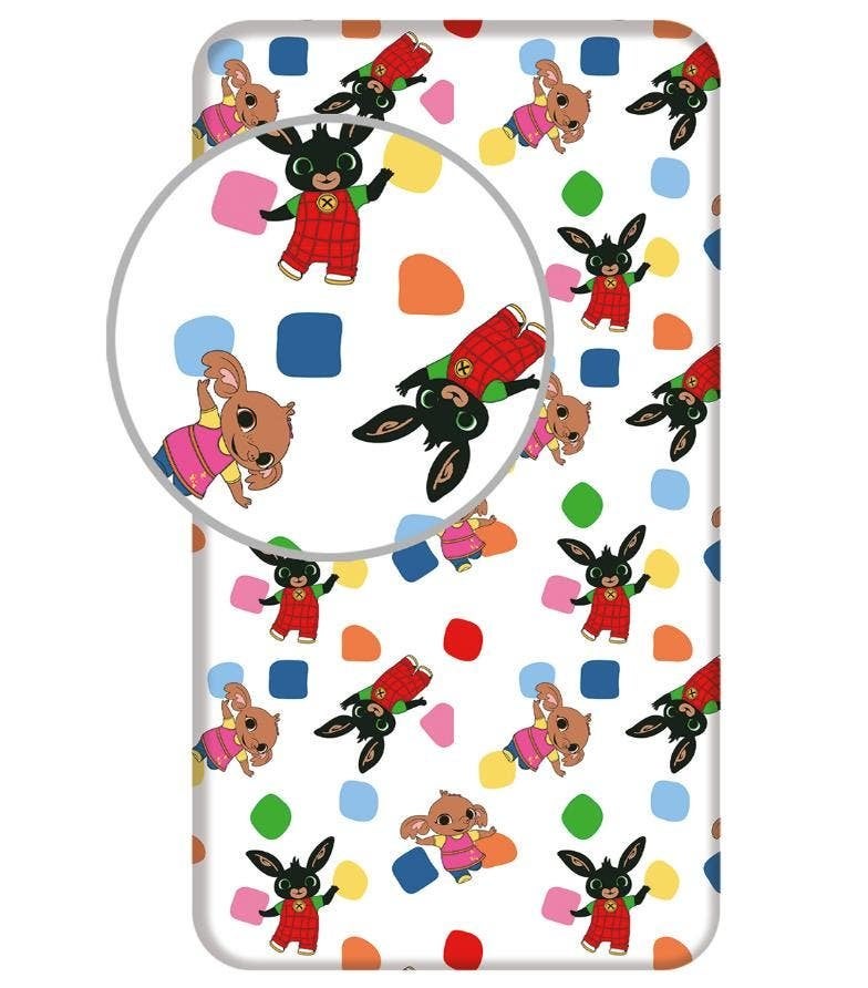 Bing Konijn Hoeslaken 90x200 cm - Bing en Sula, Kinderen en Baby's, Kinderkamer | Beddengoed, Jongetje of Meisje, Eenpersoonsbed