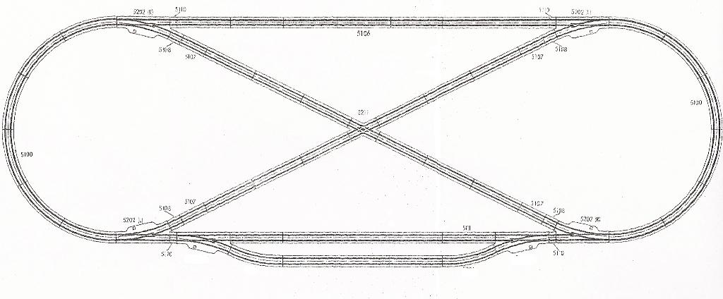 Treinbaan Marklin met kruising, 6 wissels en treinset, Hobby en Vrije tijd, Modeltreinen | H0, Wisselstroom, Ophalen of Verzenden