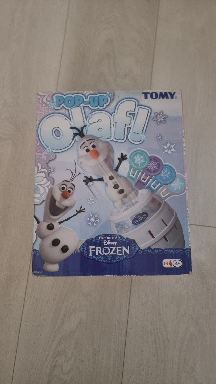 Pop-Up Olaf! Disney Frozen Spel van Tomy, Ophalen of Verzenden, Zo goed als nieuw, Jongen of Meisje