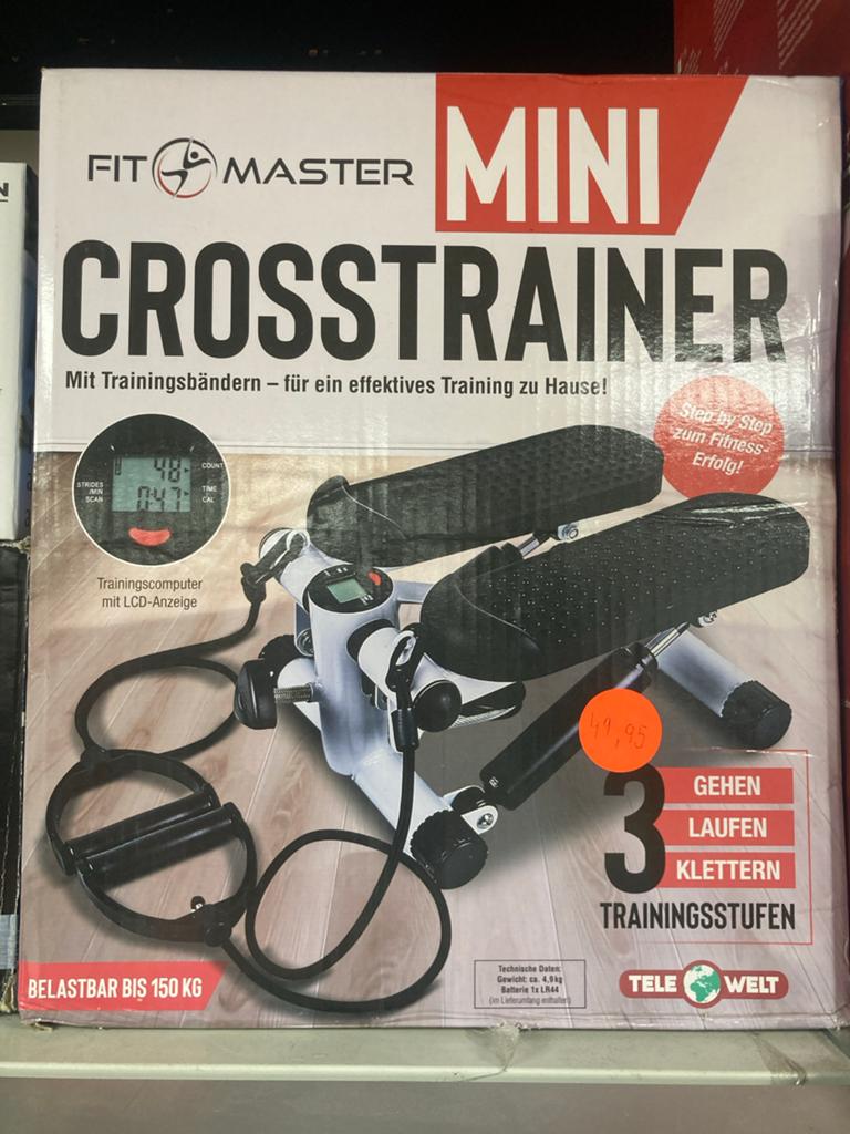 Nieuwe Fit Master Mini Crosstrainer in doos, Nieuw, Ophalen of Verzenden, Crosstrainer, Metaal