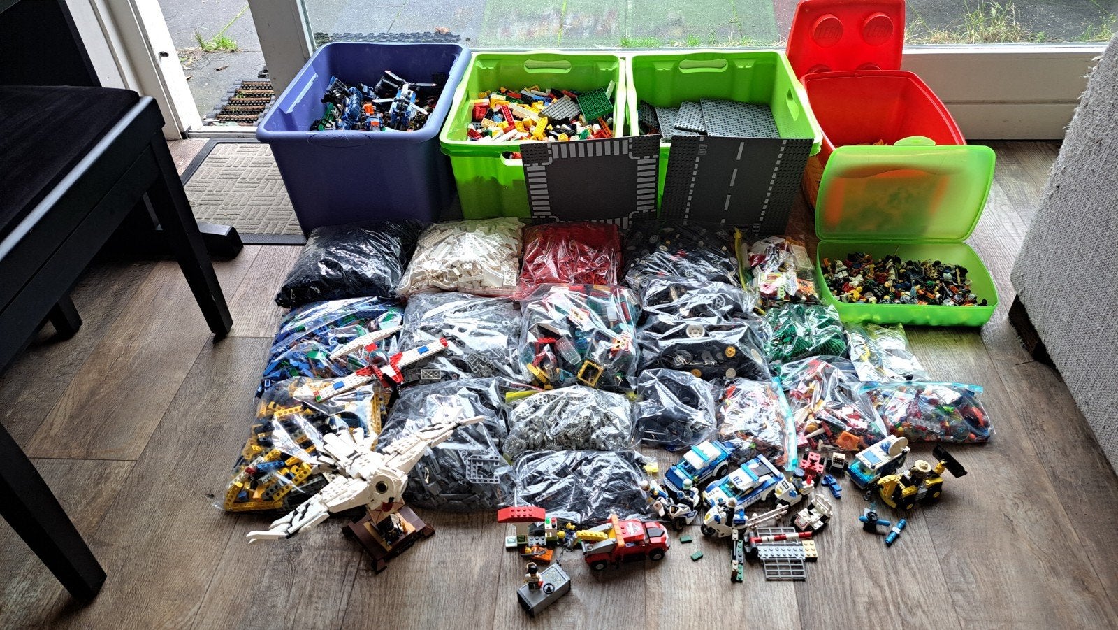 grote partij lego van technisch tot ninjago, Ophalen, Gebruikt