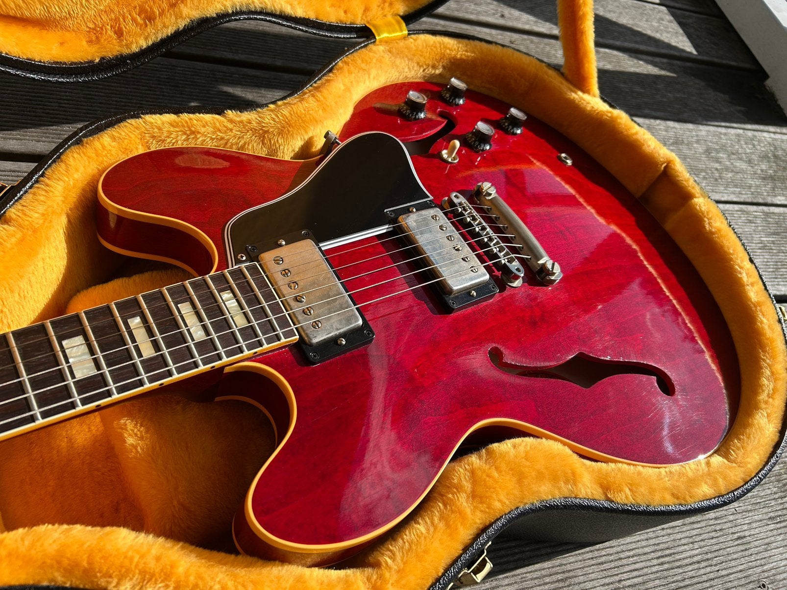 Gibson Custom Shop Murphy ES335 ES-335 1964 reissue Historic, Ophalen of Verzenden, Zo goed als nieuw, Solid body, Gibson