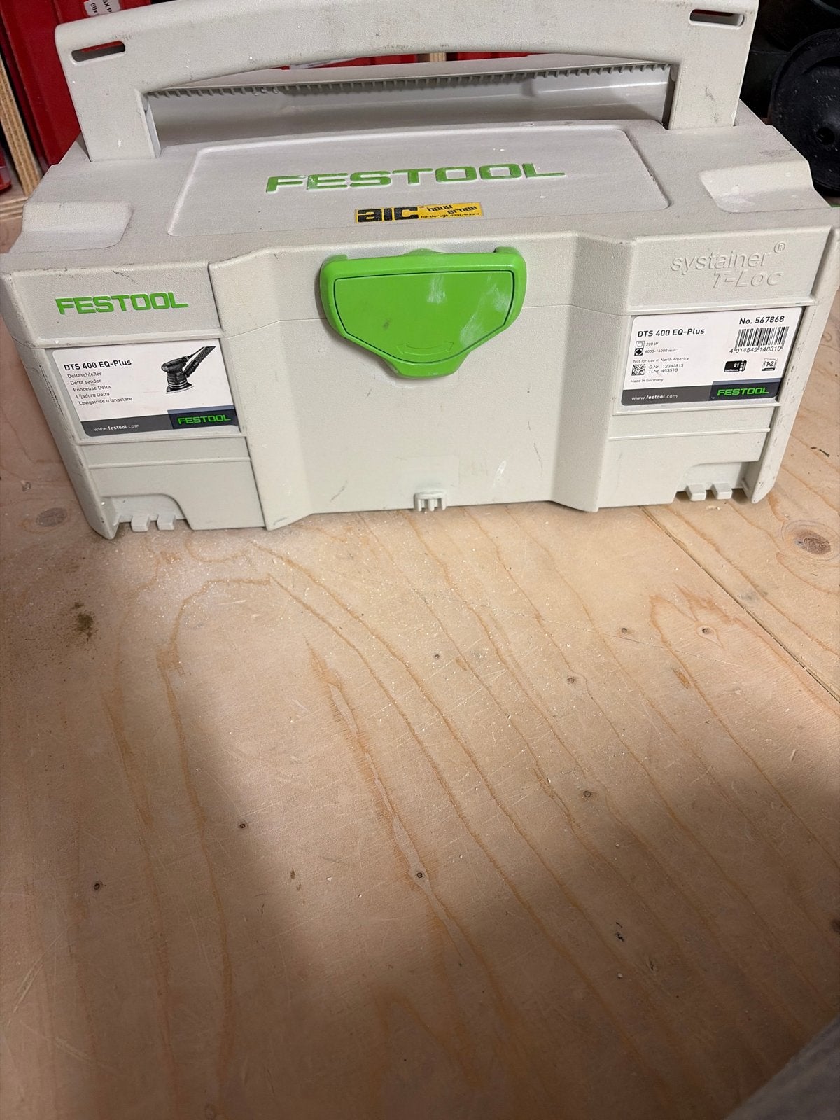 Festool Systainer T-Loc met schuurpapier, Ophalen of Verzenden, Gebruikt