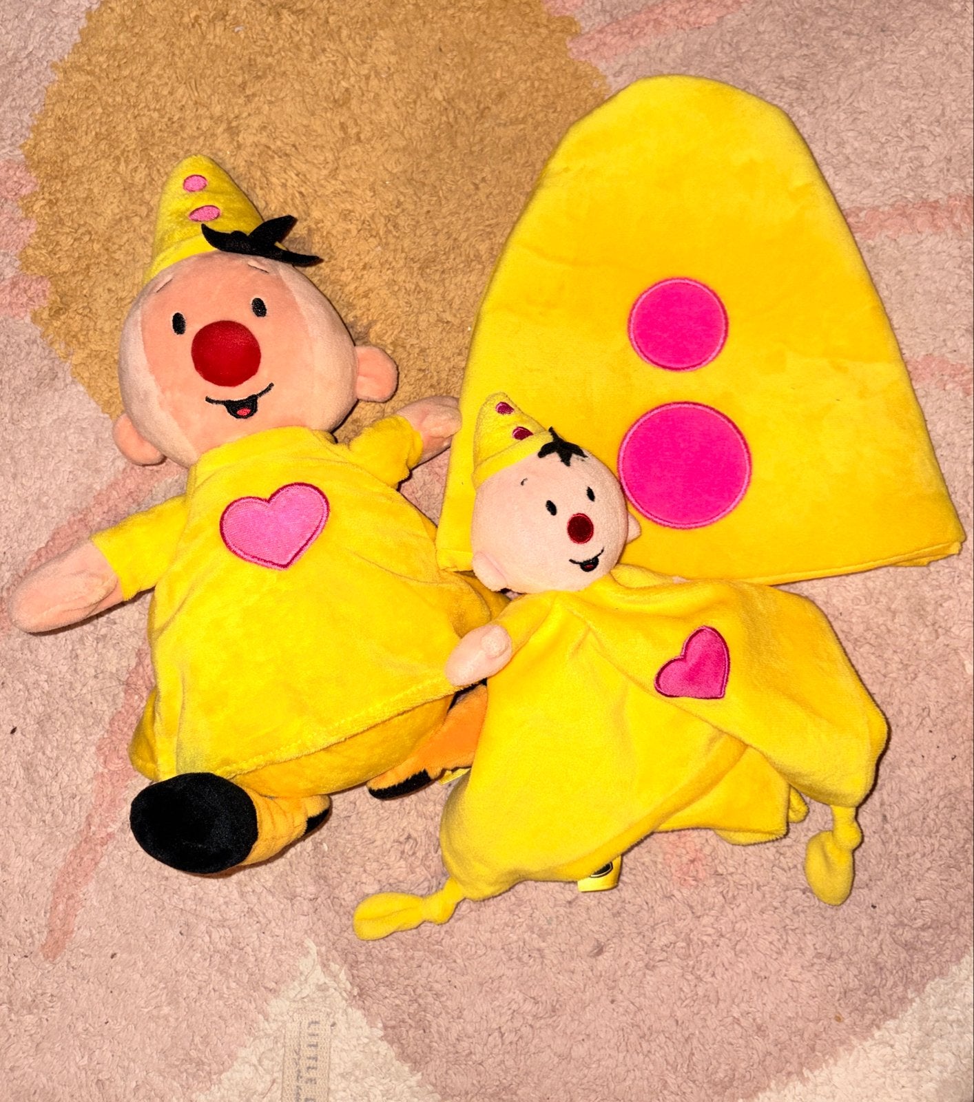 Bumba knuffel en knuffeldoekje + hoed, Gebruikt, Overige merken, Overige typen, Ophalen of Verzenden