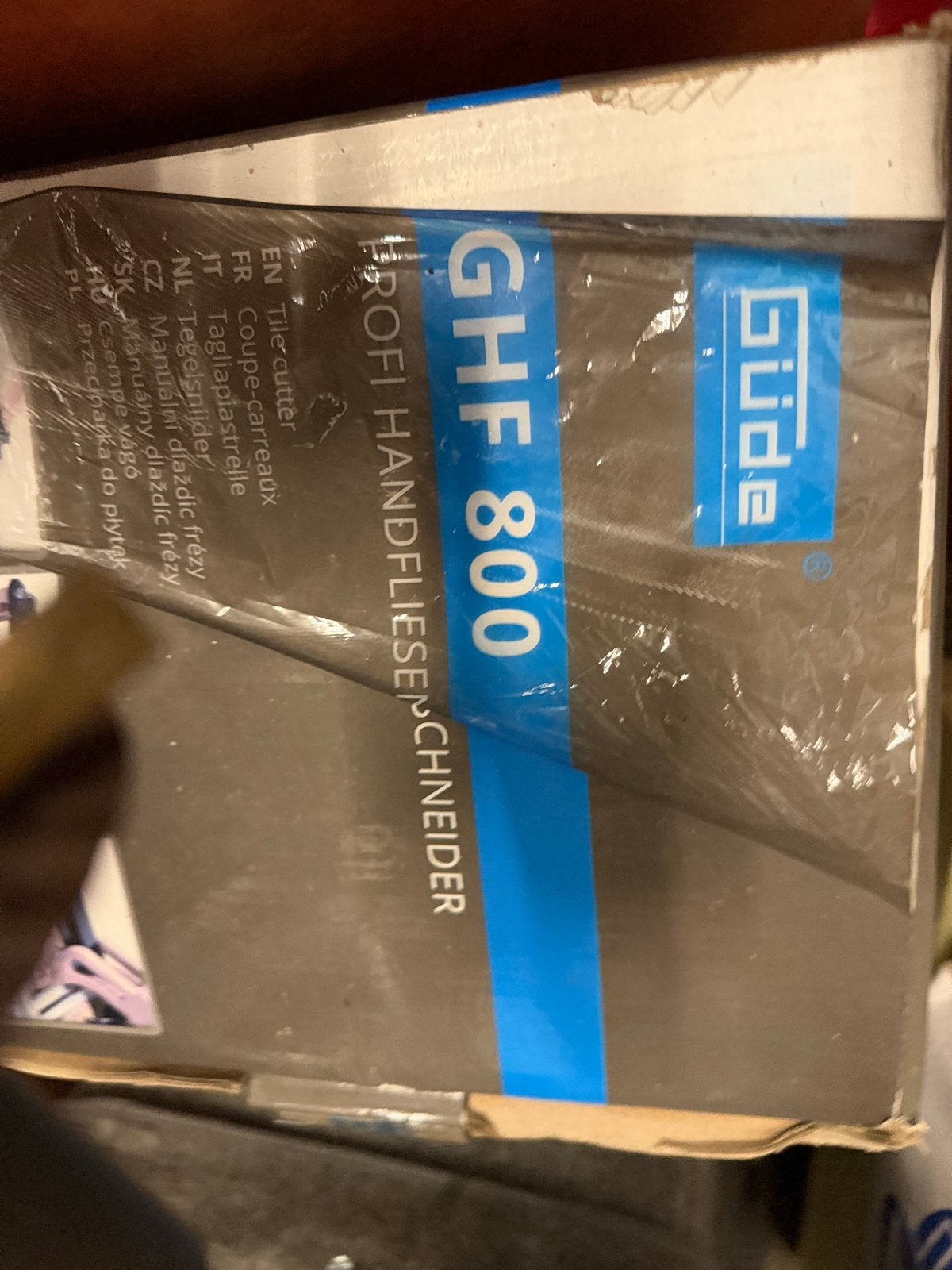 Tegelknipper Güde GHF 800 - 1x gebruikt, superscherp, Ophalen, Zo goed als nieuw, Snijgereedschap, Overige merken
