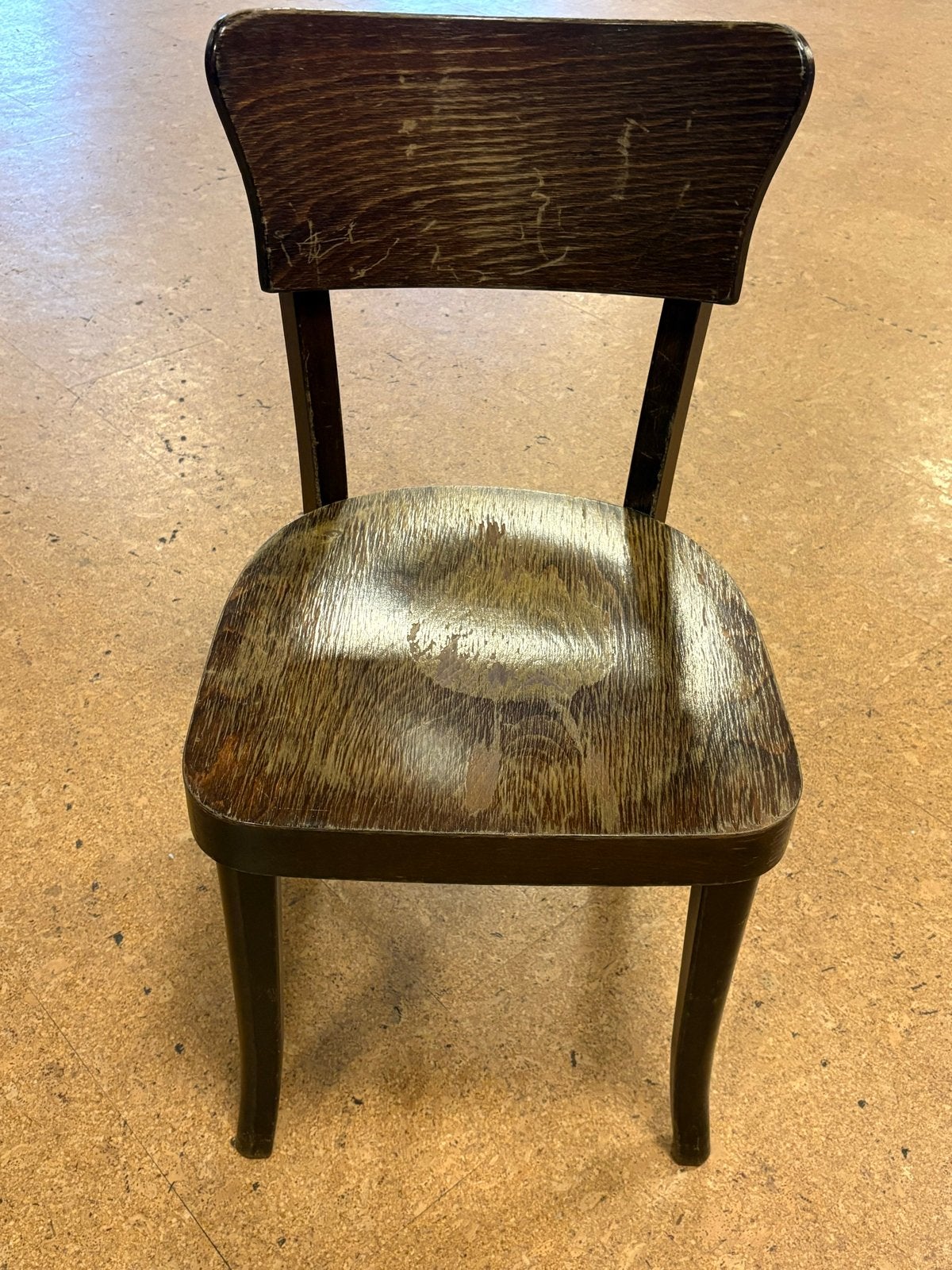 50 Houten Café Stoelen - Gebruikt met Lichte Gebruikssporen, Ophalen, Gebruikt, Bruin, Vijf, Zes of meer stoelen