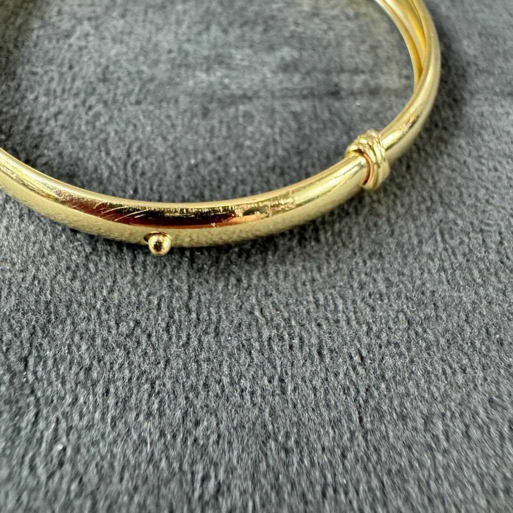 Gouden Armband | 14k | 5,34g | harde band spang | 408081, Ophalen of Verzenden, Gebruikt, Goud, Goud