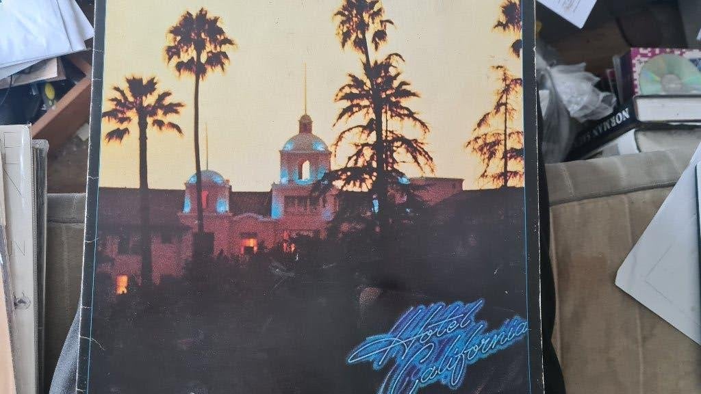 Eagles - Hotel California LP (Rock, 1976), Cd's en Dvd's, LP, Gebruikt, Ophalen of Verzenden, Classic Rock