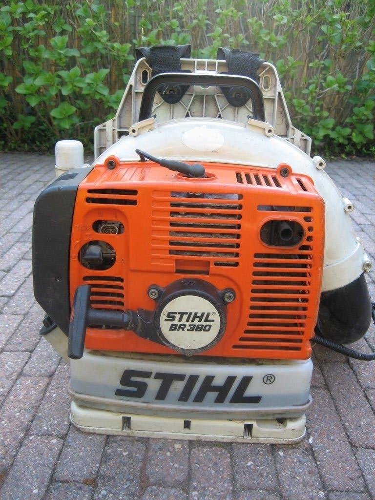 Stihl BR380 Bladblazer Ruggedragen Benzine, Ophalen, Gebruikt, Ruggedragen, Stihl