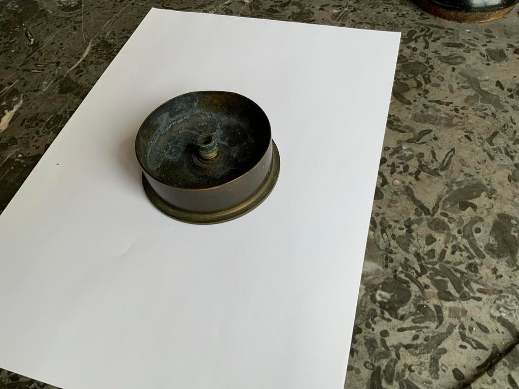 Trench Art Asbak - Huls Bodem 1943 - 76 mm, Verzamelen, Militaria | Algemeen, Ophalen of Verzenden, Overige soorten, Overige gebieden