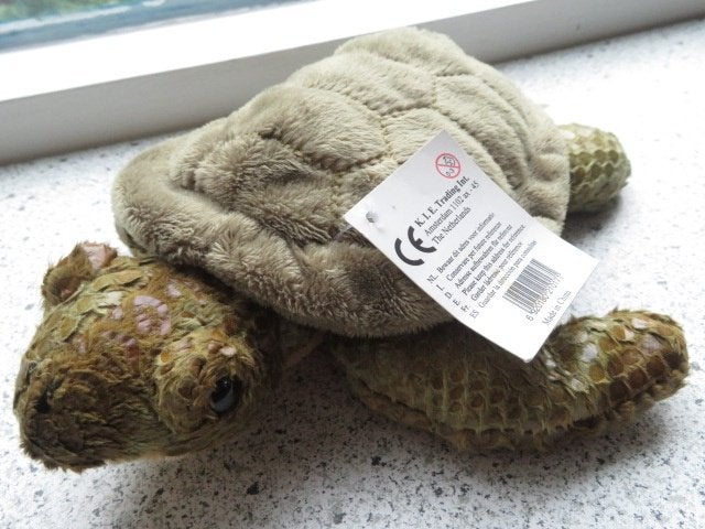 Schildpad merk K.I.E. Trading de kop en poten hebben glitter, Ophalen of Verzenden, Nieuw, Overige typen, Met label