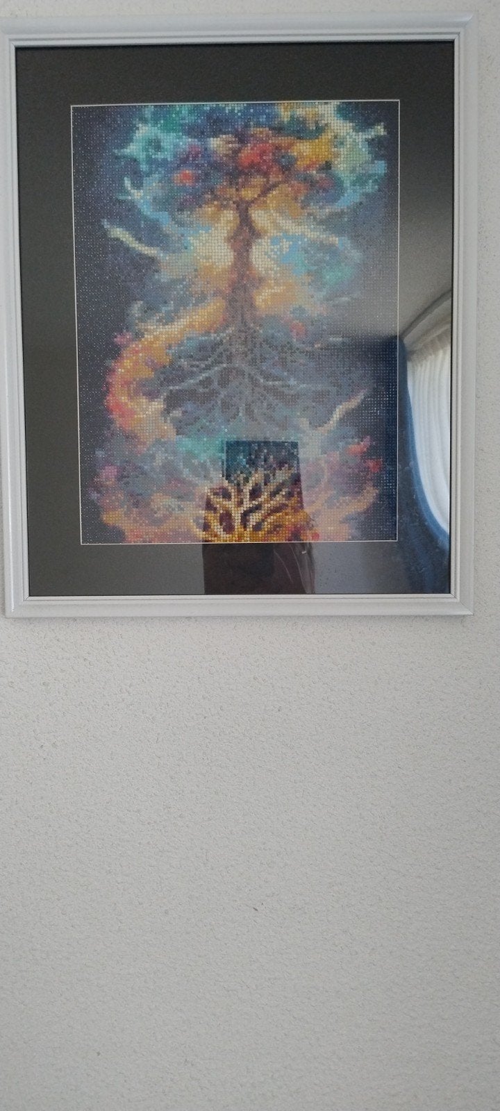 Ingelijste Diamond Painting - Levensboom, Ophalen, 50 – 75, Overige typen, Zo goed als nieuw