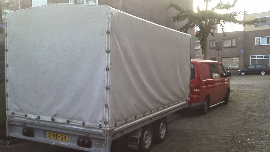 Saris PL 2027 tandemasser 2700 kg – 406x204 – hoge huif, Auto diversen, Aanhangers en Bagagewagens, Ophalen of Verzenden, Gebruikt