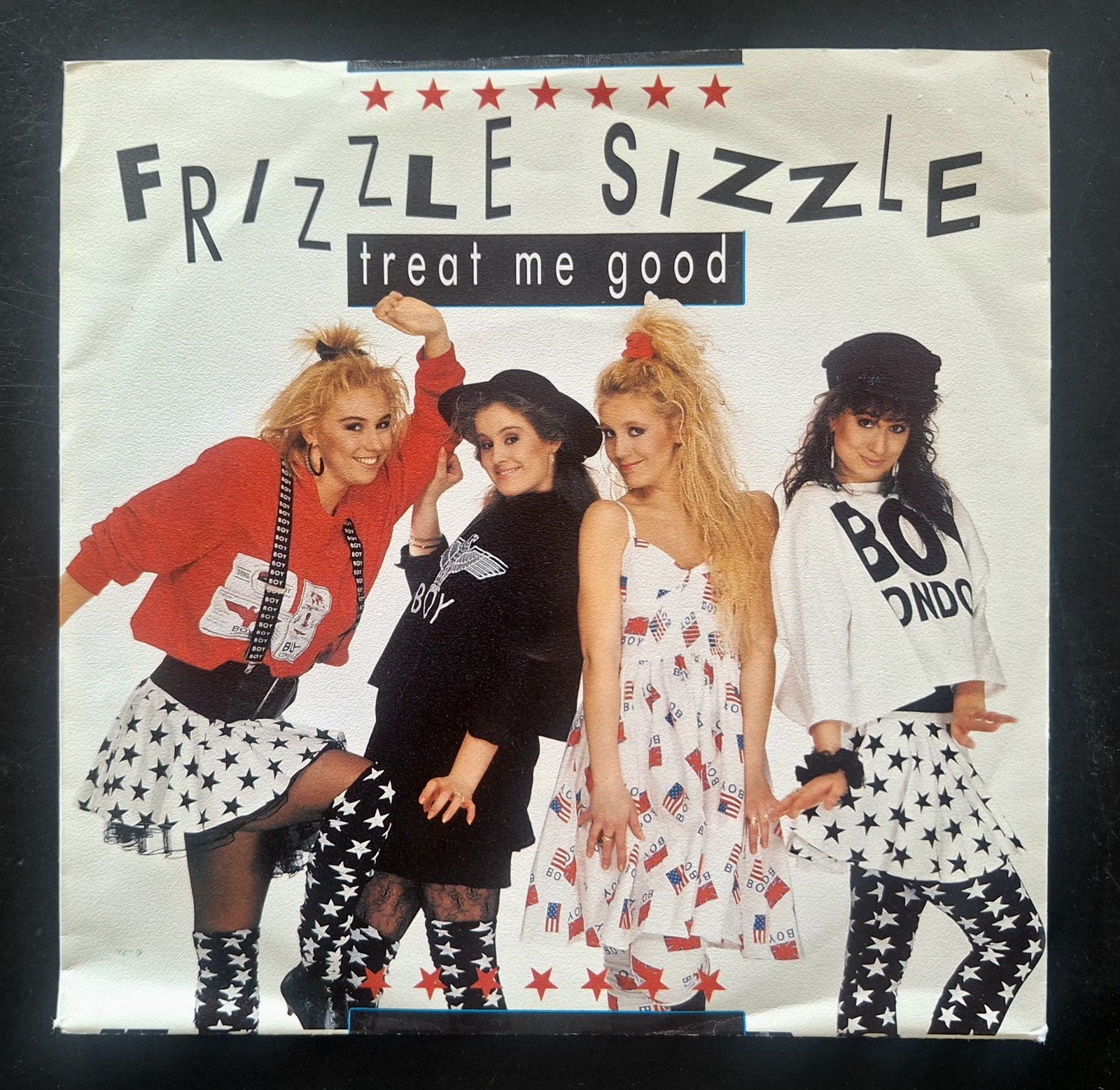 7"/SINGLE  FRIZZLE SIZZLE - Treat Me Good, Cd's en Dvd's, Vinyl Singles, Ophalen of Verzenden, Gebruikt, Pop