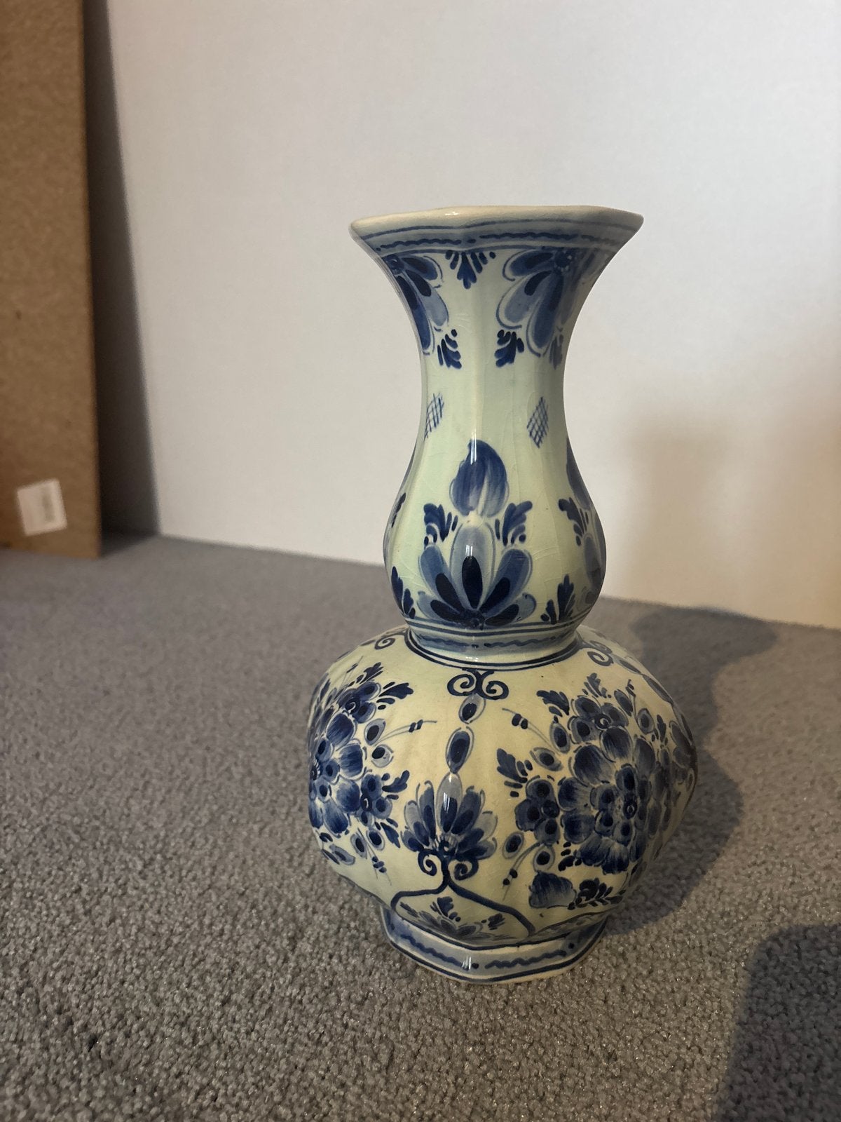 Delfts Blauwe Vaas - Handgeschilderd, Ophalen
