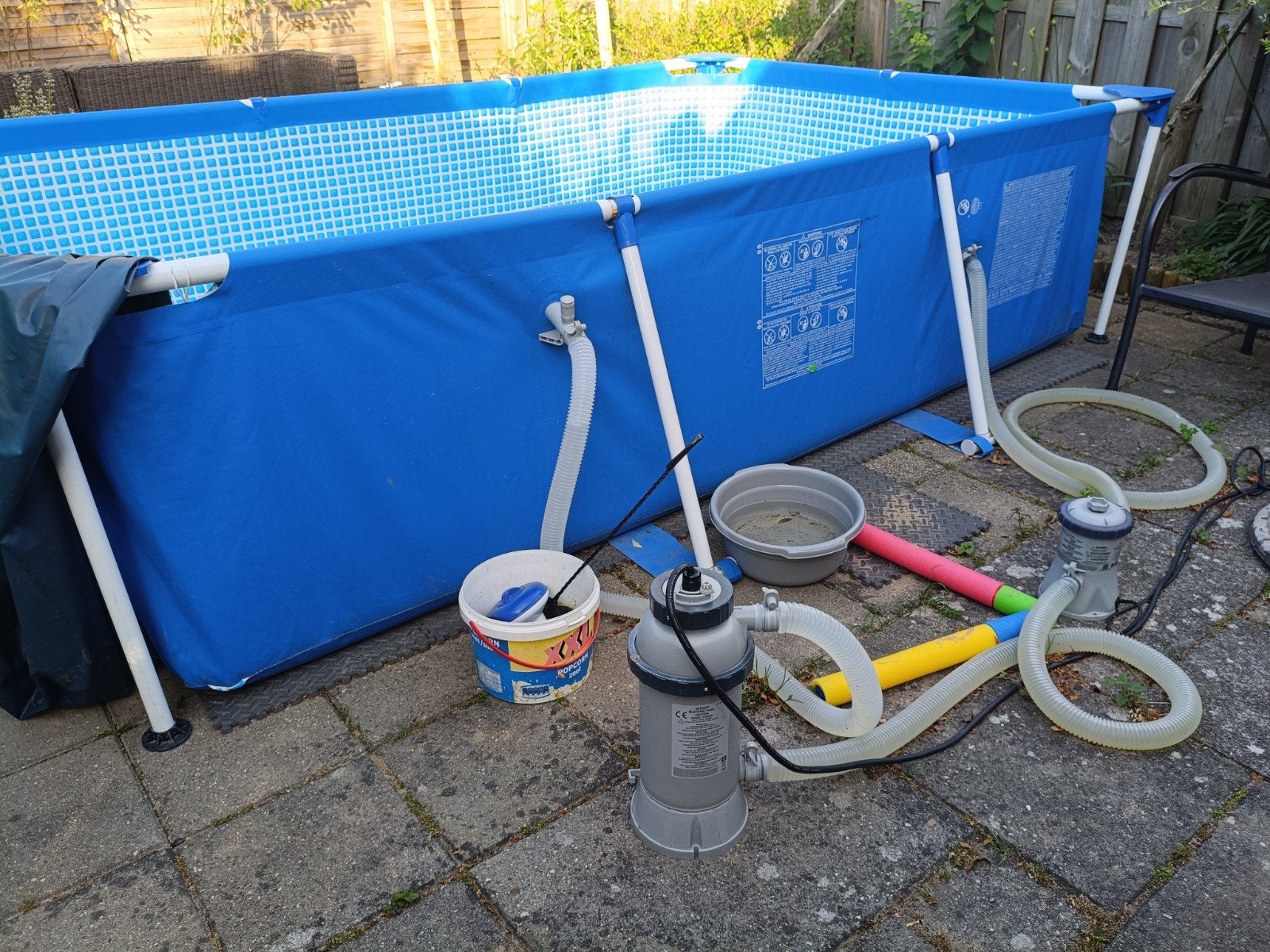 Opzetzwembad - Gratis af te halen!, Tuin en Terras, Ophalen, Gebruikt, 200 tot 300 cm, 80 tot 120 cm