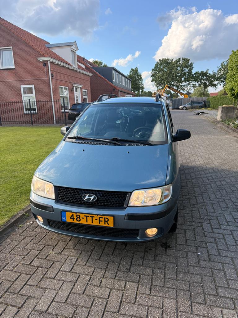 Hyundai Matrix 1.6 2007 Blauw, Auto's, Voorwielaandrijving, Matrix, 1599 cc, 4 cilinders