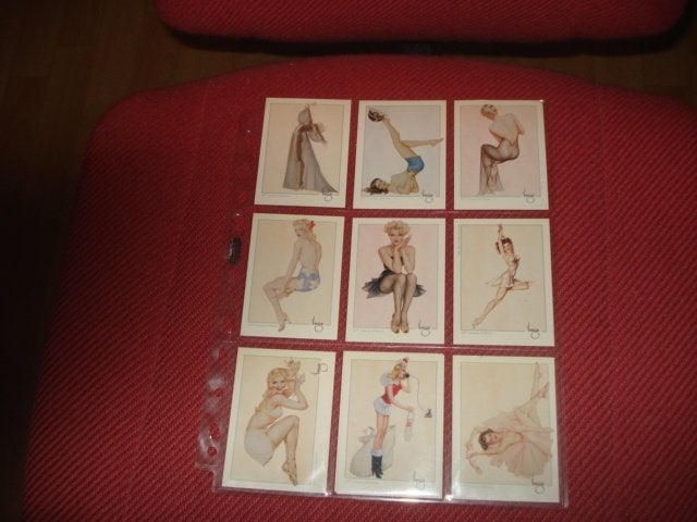 VAYOA KAARTJES/PLAATJES (PIN UP ) 10 STUKS, Ophalen of Verzenden, 1960 tot 1980, Ongelopen, Noord-Brabant