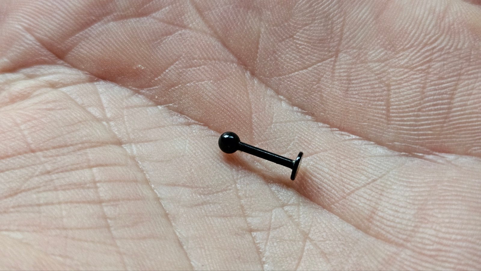 Titanium oorbellen: 2 ringen en 1 piercing oorbel, Ophalen of Verzenden, Nieuw, Zwart, Overige materialen