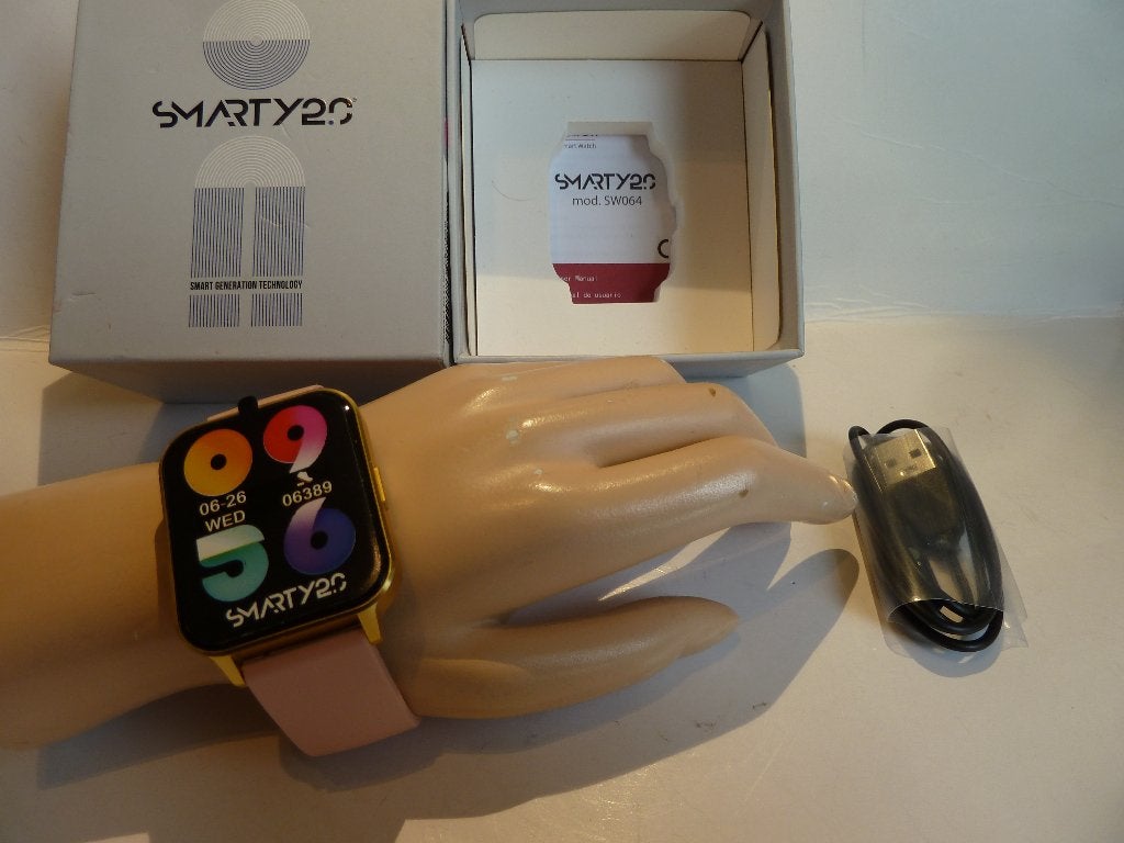 SMARTY 20  NIEUW IN DOOS   ( SW064D LIGHT PINK), Sieraden, Tassen en Uiterlijk, Horloges | Dames, Overige merken, Kunststof, Polshorloge
