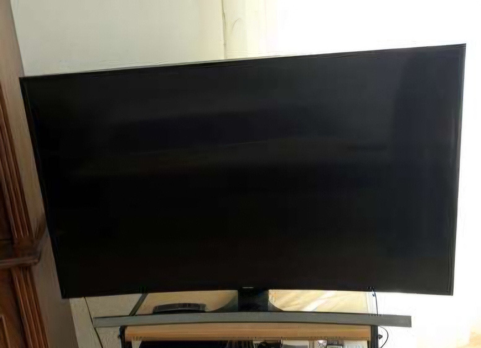 zgan samsung 40 inch curve smart led tv, Ophalen, 50 Hz, Zo goed als nieuw, Samsung