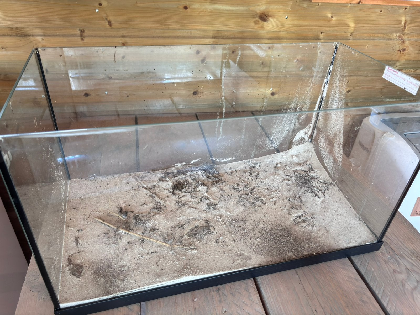 Aquarium 60x30x33,5 (LxBxH), Ophalen, Zo goed als nieuw, Leeg aquarium