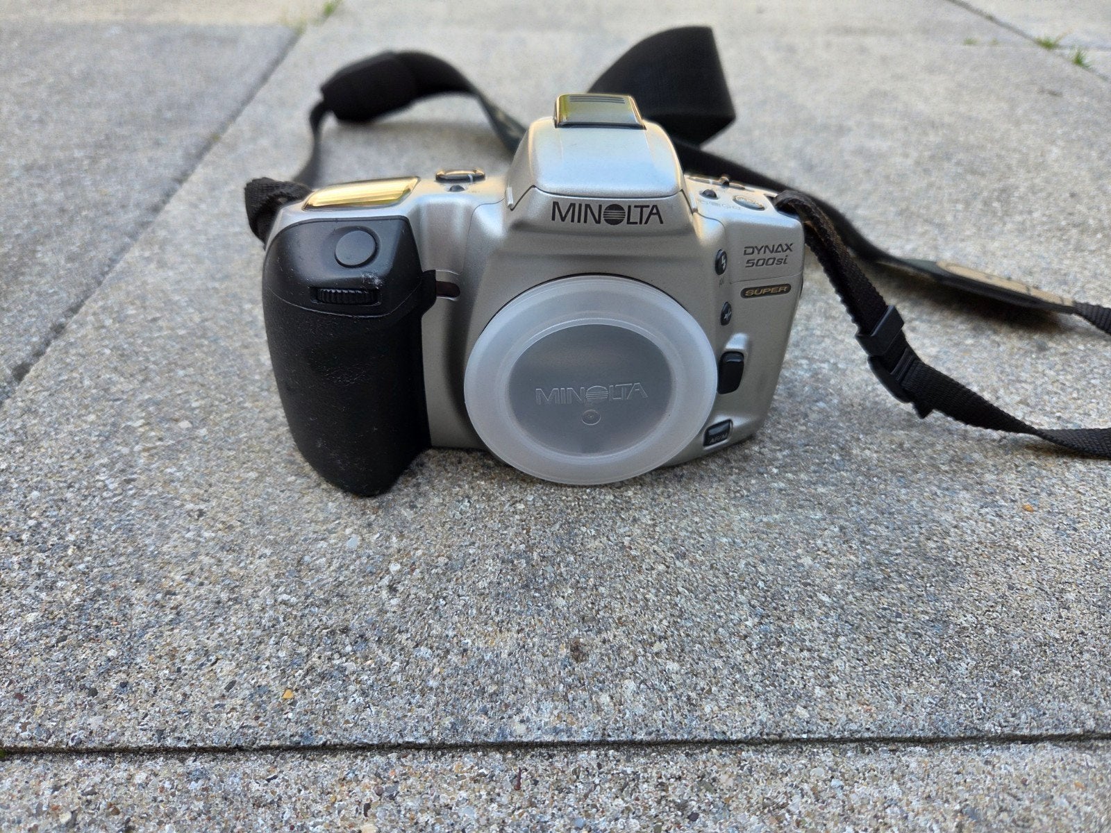 Minolta Dynax 500si Super Spiegelreflexcamera, Ophalen